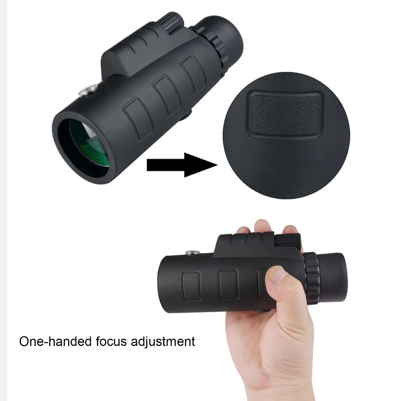 10x40 monokulært HD optisk teleskop, optisk linse, bedre udsigt, velegnet til: camping vandreture,