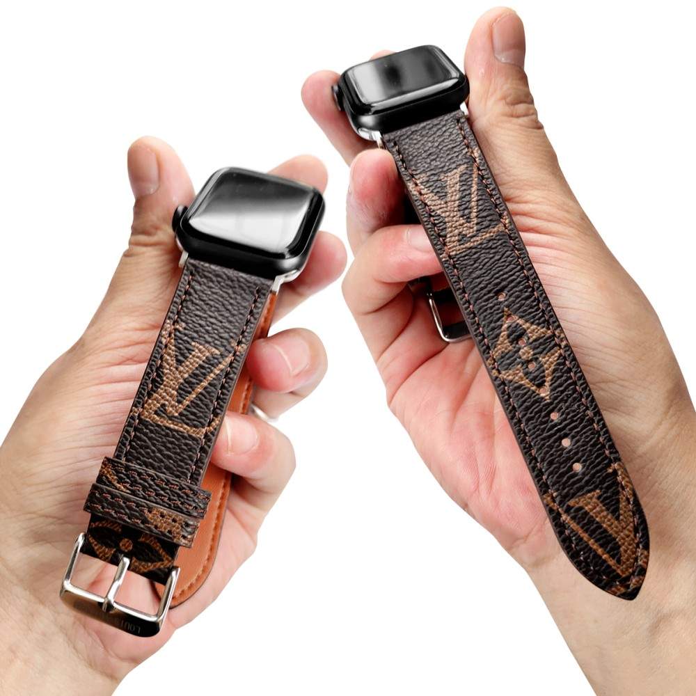 Klasični rjavi luksuzni jermen za pasove Apple Watch