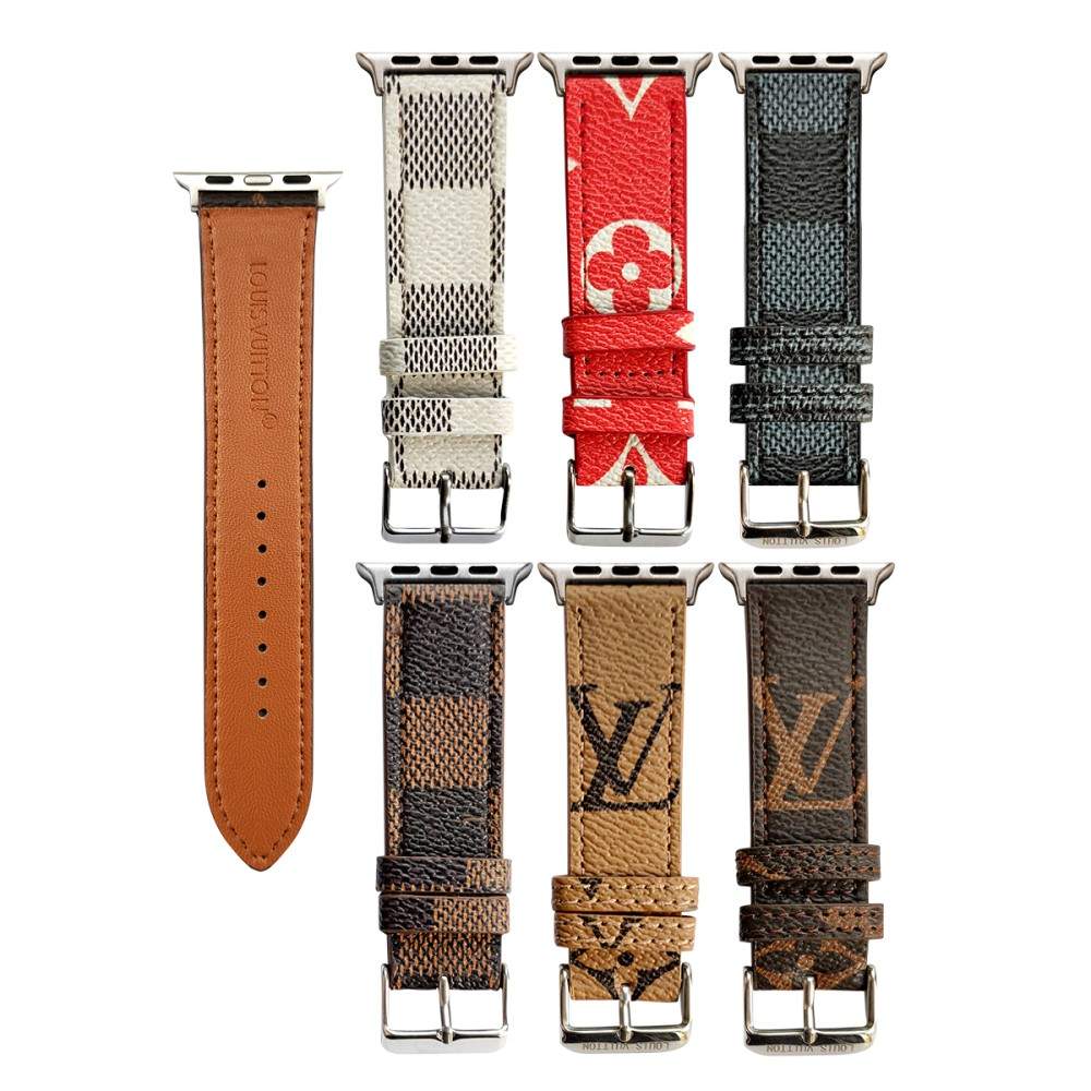 Klasični rjavi luksuzni jermen za pasove Apple Watch