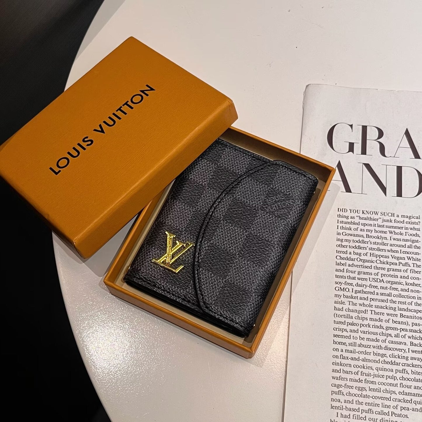 Collection de portefeuille compact Monogram LV et GG de luxe