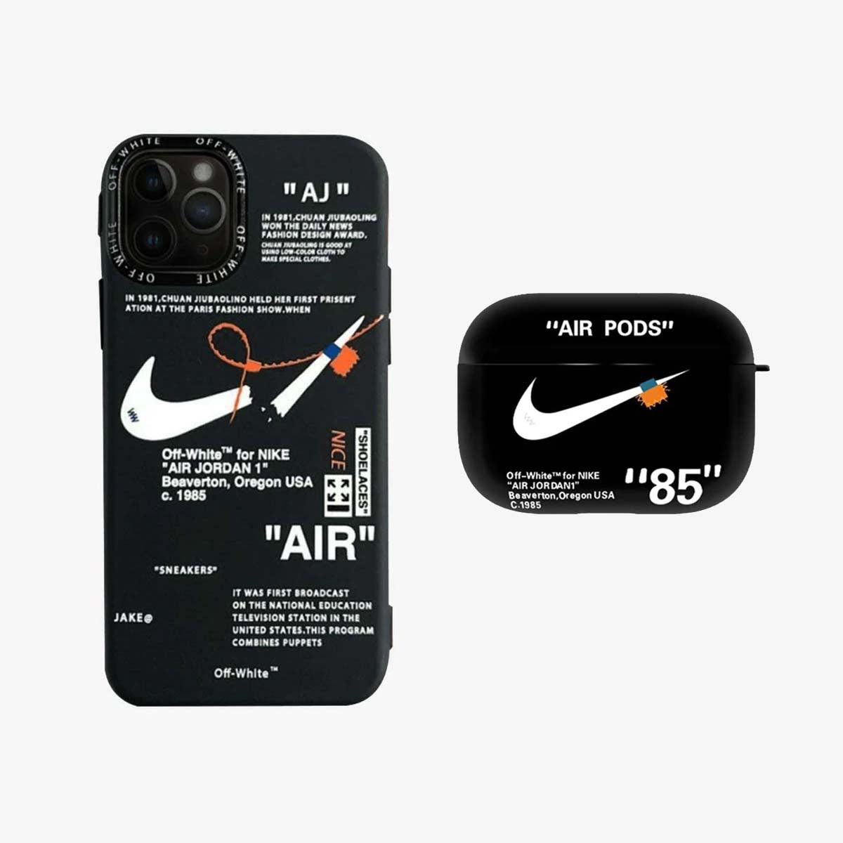 販売| Nike Xオフホワイト電話とAirPodsケース| 2パック