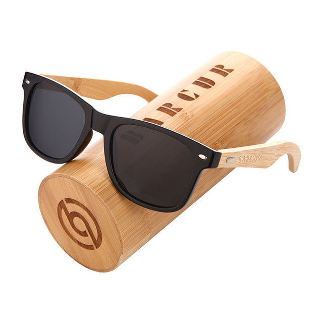 Barcur Polarizirani bambusovi sunčane naočale Muškarci drvene naočale Sunca Žene Originalne drvene naočale Oculos de Sol Masculino