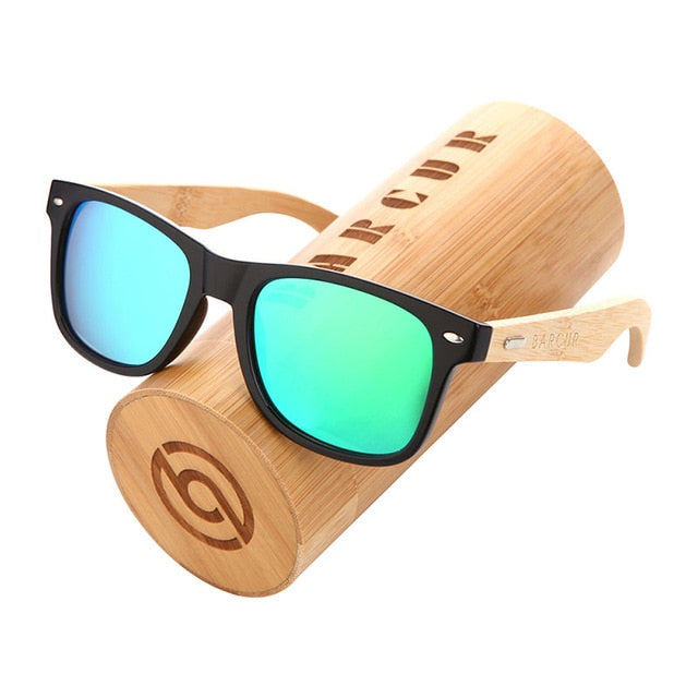 Barcur Polarizirani bambusovi sunčane naočale Muškarci drvene naočale Sunca Žene Originalne drvene naočale Oculos de Sol Masculino
